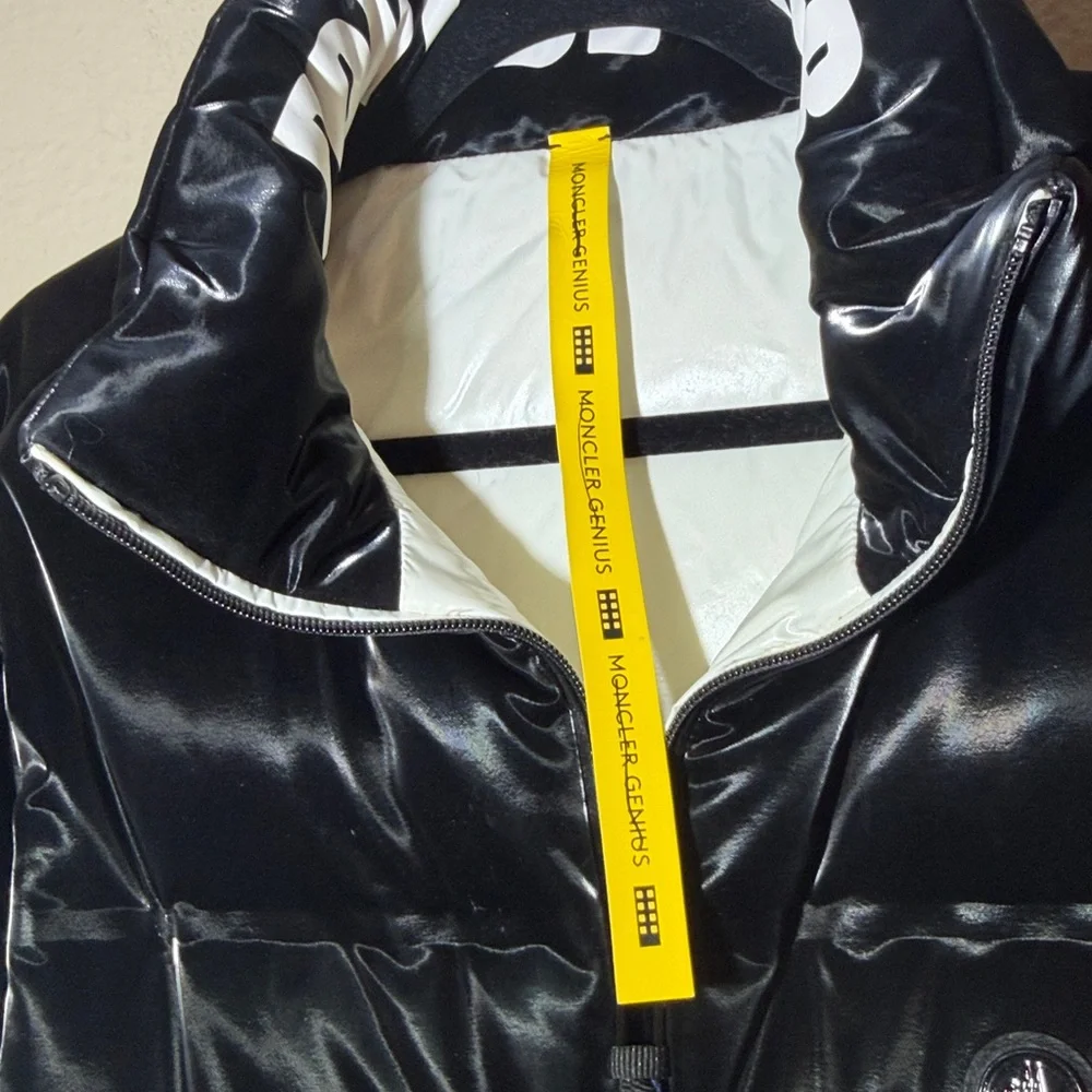 MONCLER x ASAP ROCKY Black Sz 3 Polyamide Men's Coat Don’t be Dumb New w defect